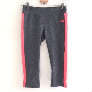 The North Face cropped leggings EUC size SMALL gray